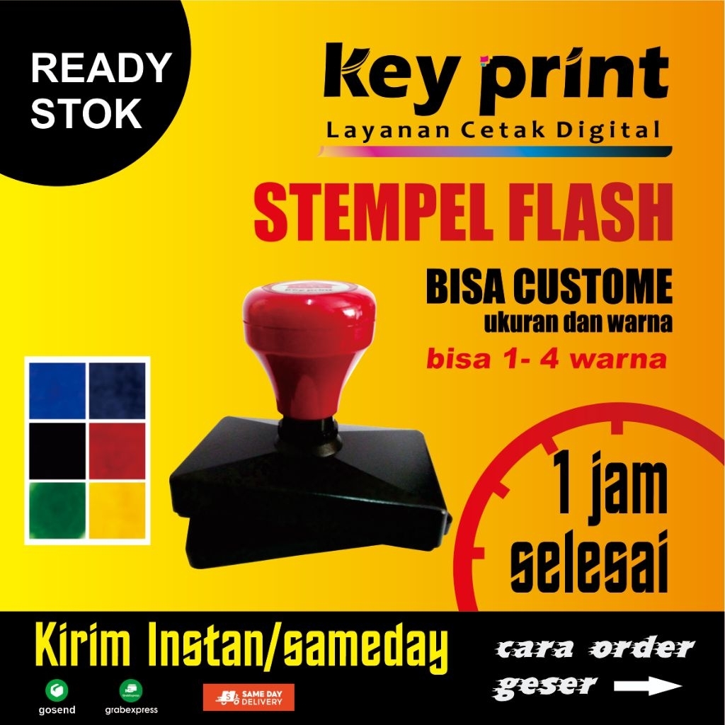 

Cetak Stempel Flash Otomatis Custom Varian Warna | Custom Nama | Custom Logo | Cepat | Murah | Praktis | Berkualitas | Xpress