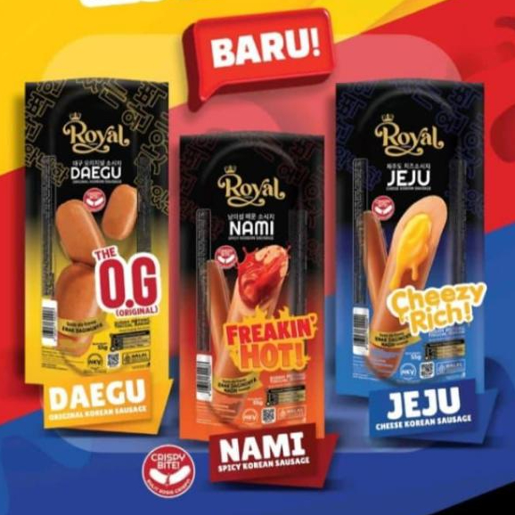

Belfoods Sosis Royal Berat 55gr Sosis Rasa Hot dan Keju Halal BPOM