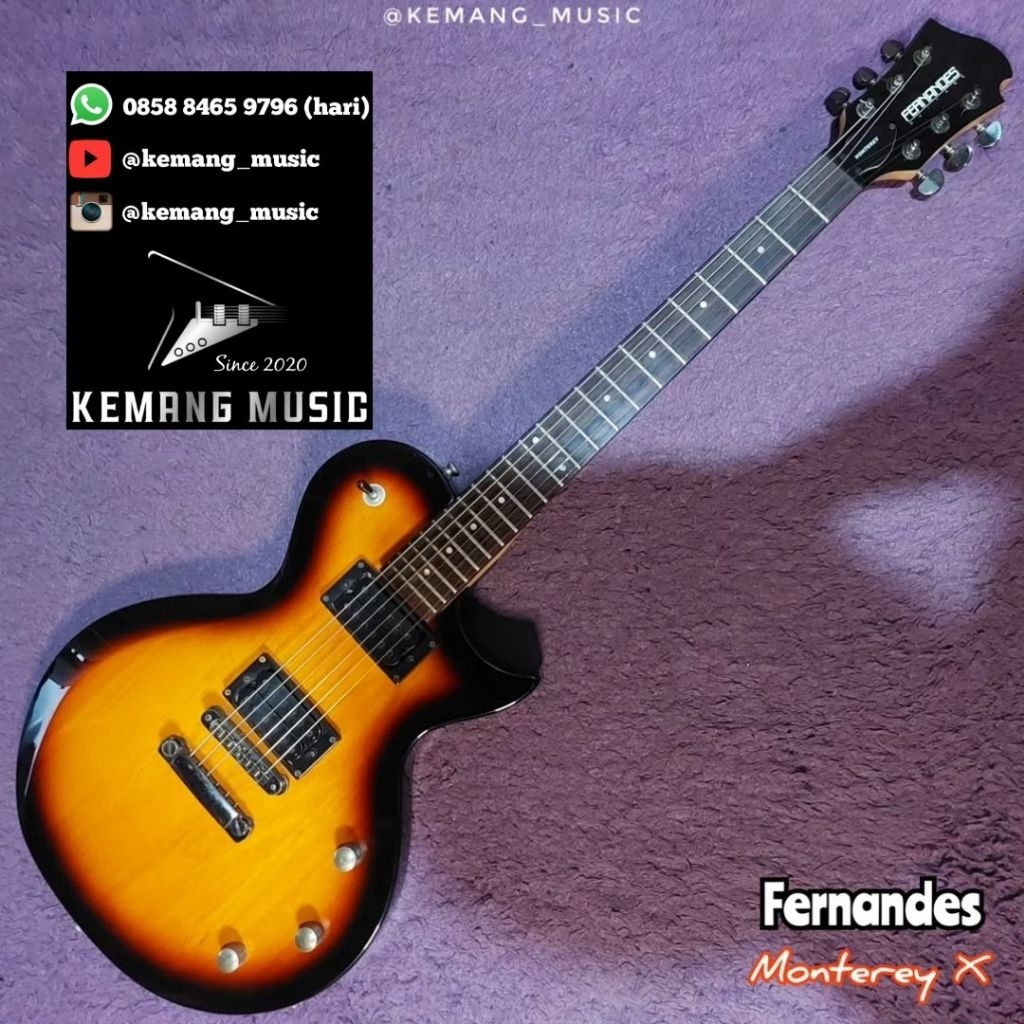 gitar langka Fernandes Monterey X gitar original murah