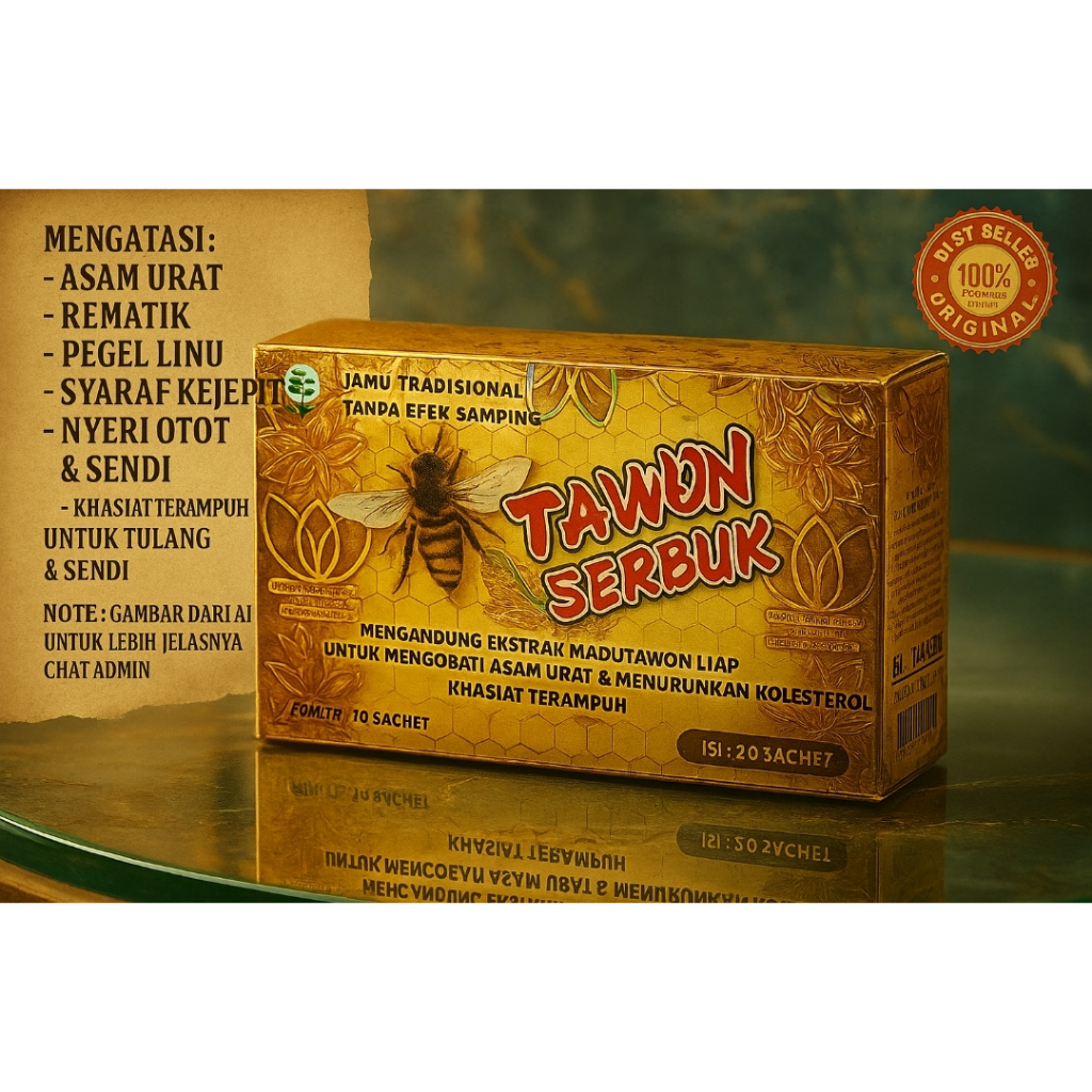 

Jamu Tawon Serbuk Pegelinu Asam Urat Rematik