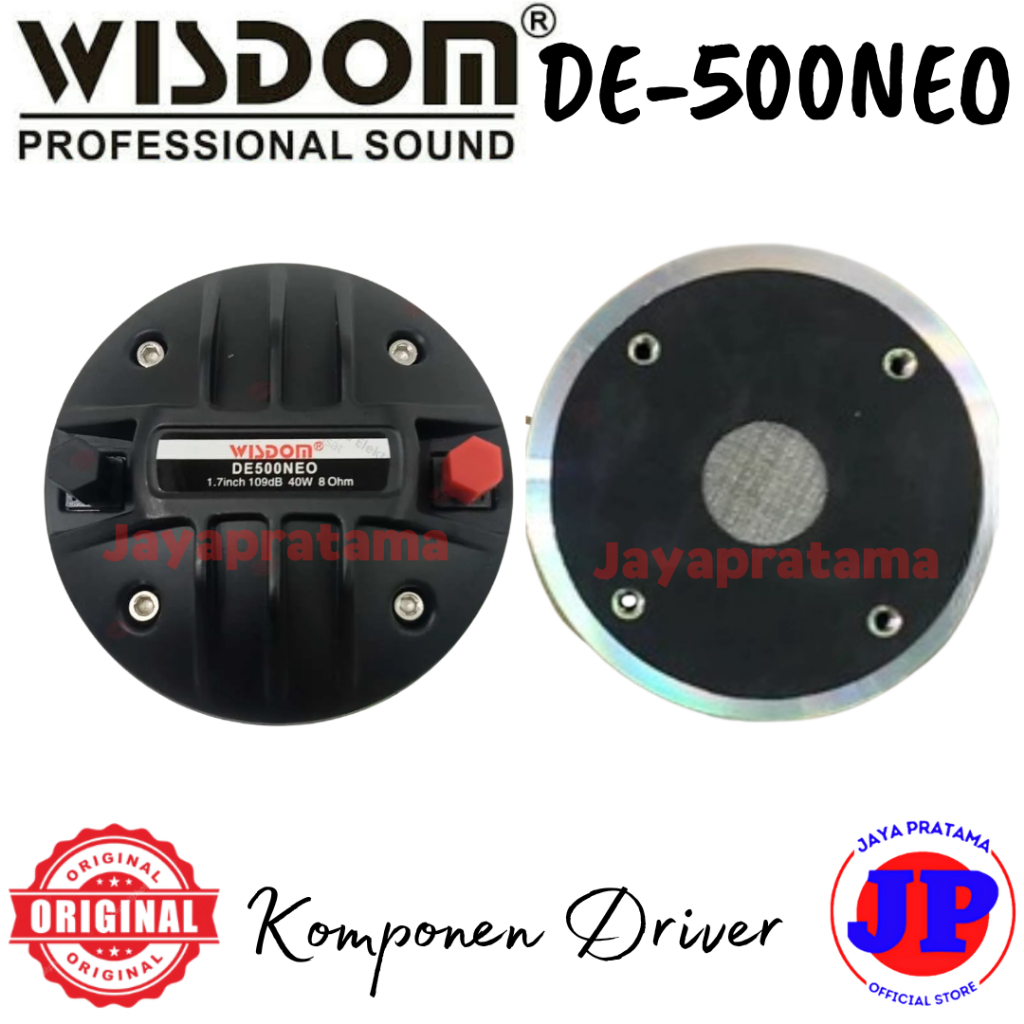 Wisdom DE-500 Neo Speaker Componen Driver Speaker Tweter Original DE500-NEO   DE500NEO