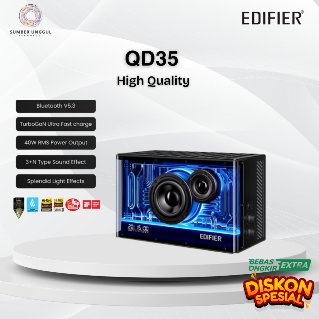 EDIFIER QD35 Tabletop Bluetooth Speaker