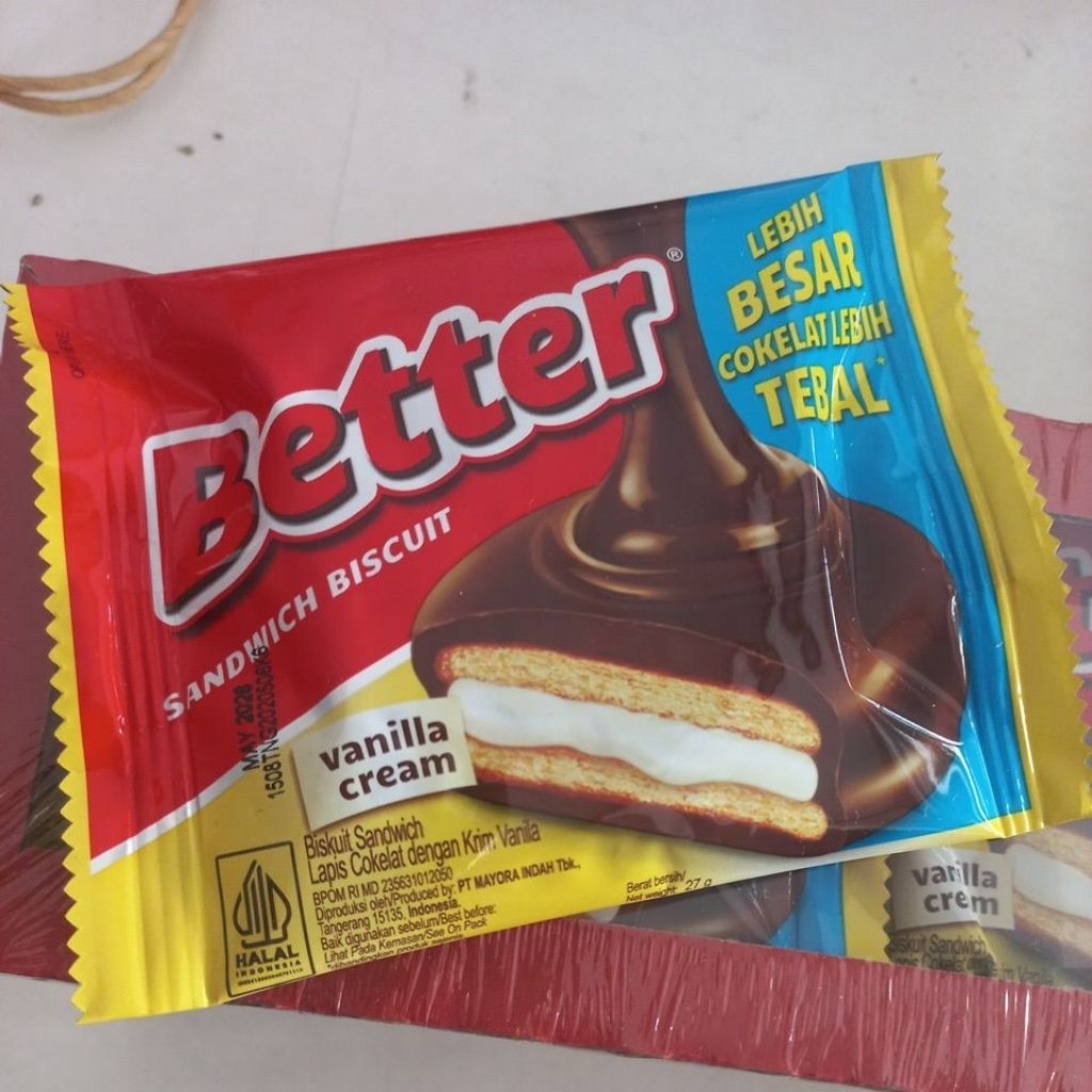 

[10 pcs] Better Sandwich Biskuit 27gr
