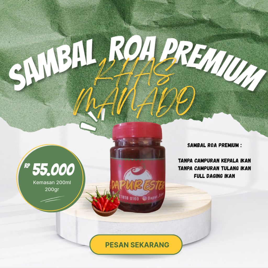 

SAMBAL ROA PREMIUM