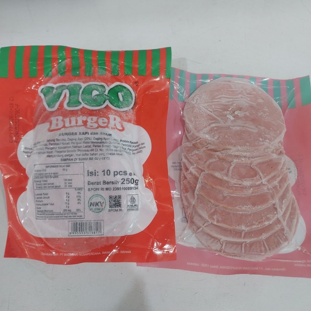 

VIGO DAGING BURGER AYAM DAN SAPI 250 gr