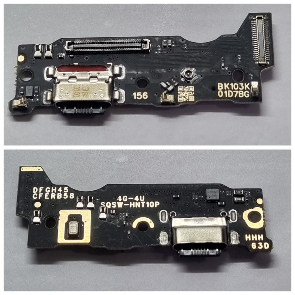 Papan Cas/ Konektor Charger Redmi Note 10 Pro (4G) + Mic + IC Full Komponen Original Produk
