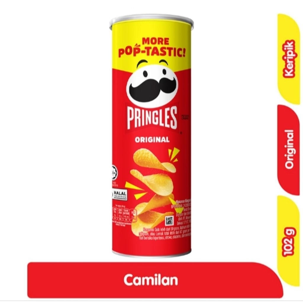 

Pringles Snack Keripik Kentang Original 102 g