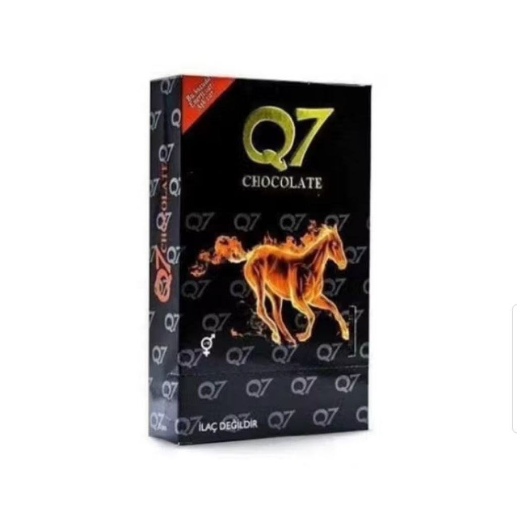 

COKLAT Q7 Chocolate Turki For Man Cemilan Cokelat Q7 Untuk Pria 1 Box Isi 12 Pcs