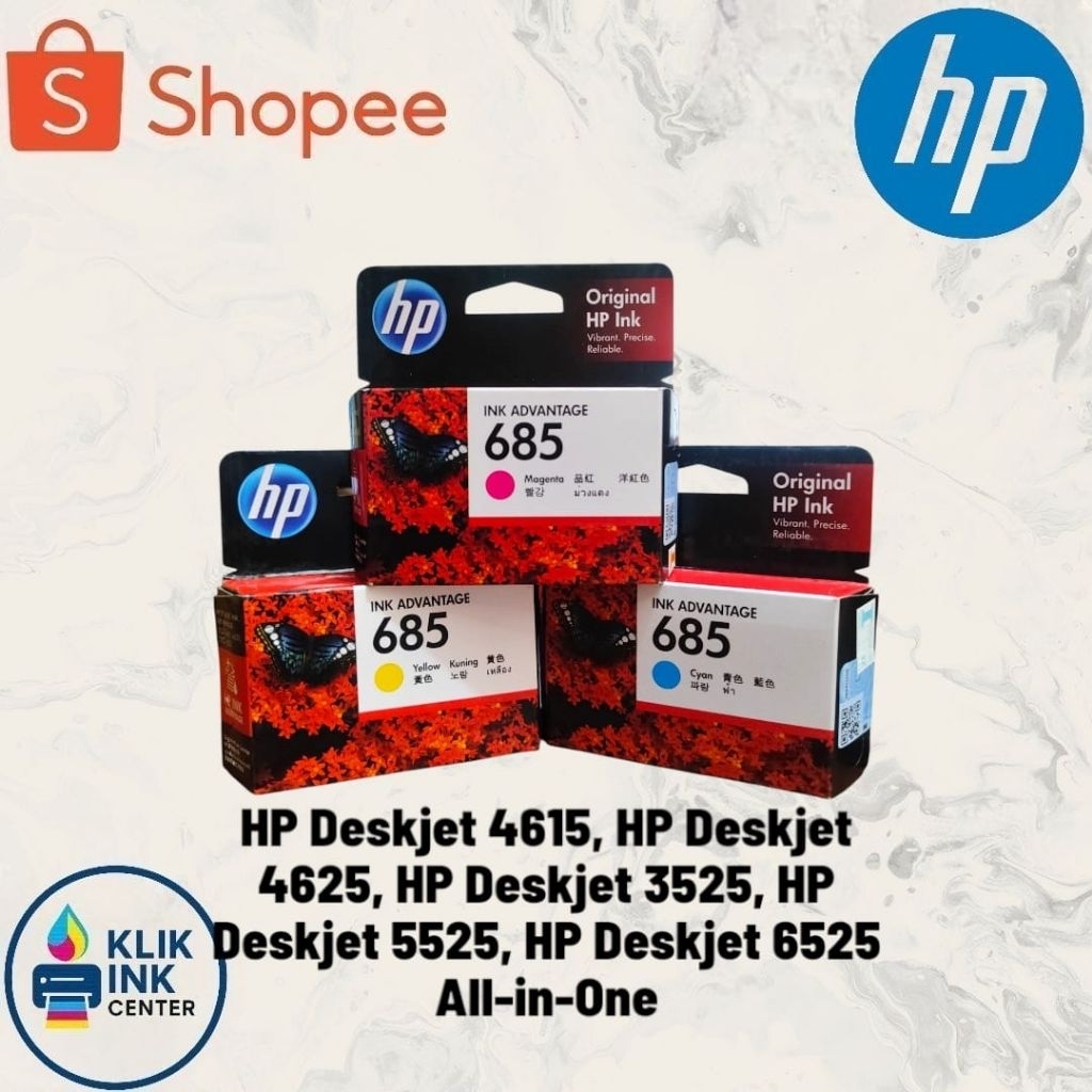 Tinta Hp 685 / Tinta Cartridge Hp 685 Colour Original
