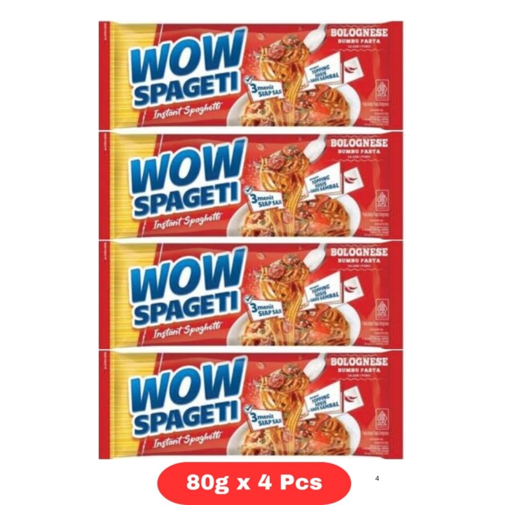 

WOW SPAGETI (instant spaghetti) x 4 pcs