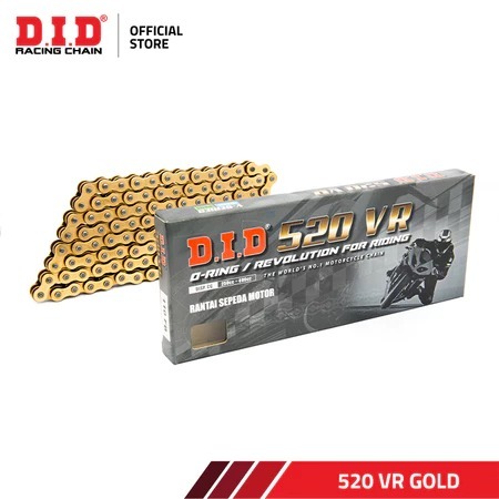 Drive Chain / Rantai Motor DID 520 VR (Gold)