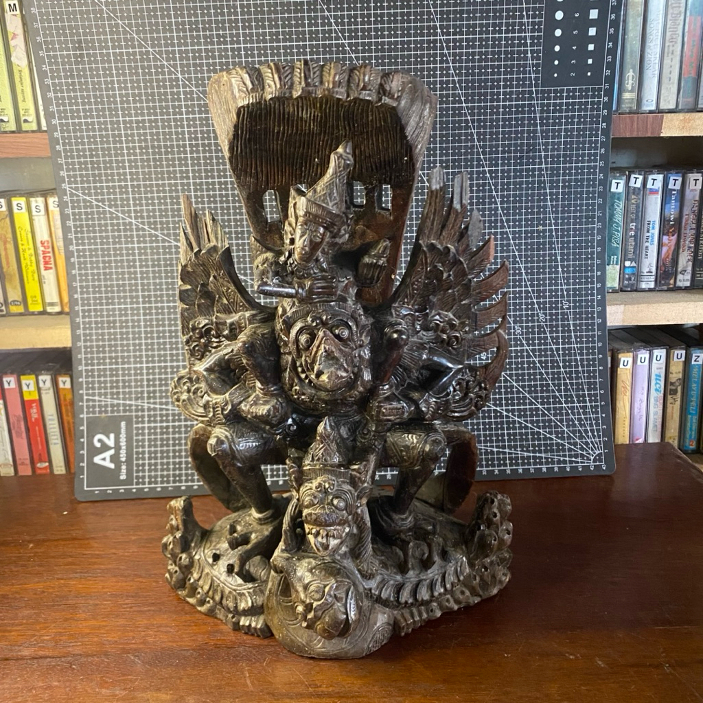 Patung Garuda Wisnu Kayu Jati – Ukir Tangan Khas Bali