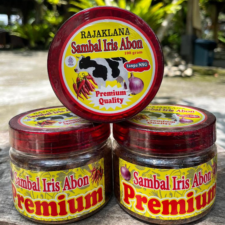 

Sambal iris abon Rajaklana - Mantap langsung santap - Rasa otentik khas Nusantara , FREE BUBBLE WRAP