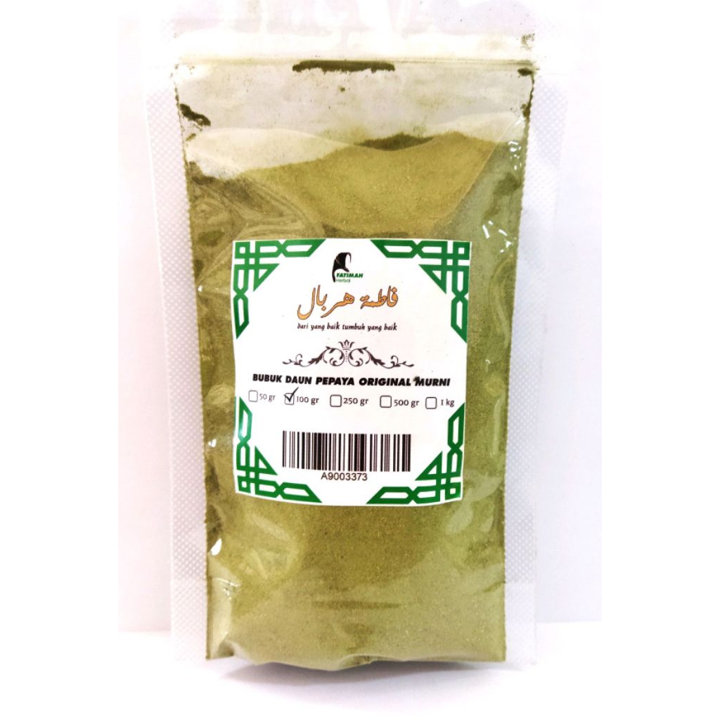 

Bubuk Daun Pepaya Original Murni - 100gr