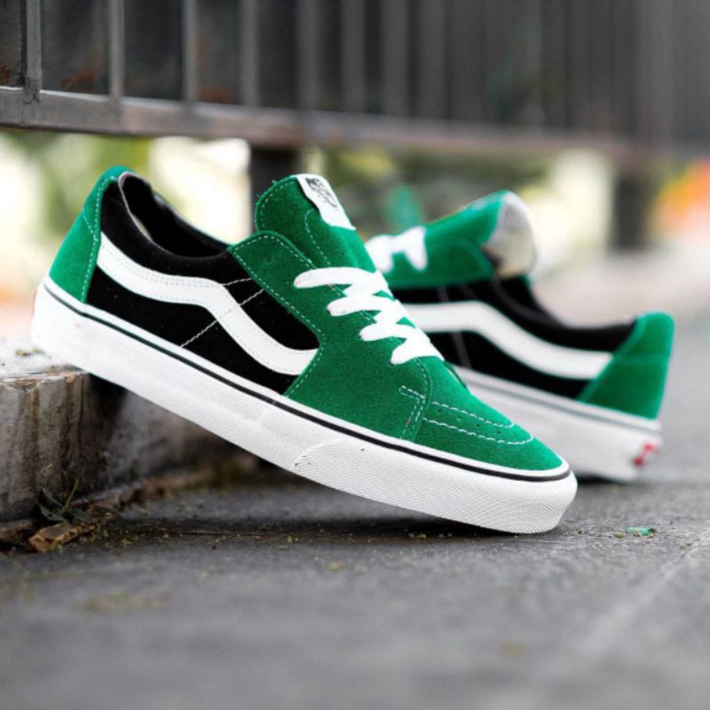 VANS SK8 LOW GREEN / WHITE / BLACK CLASSIC