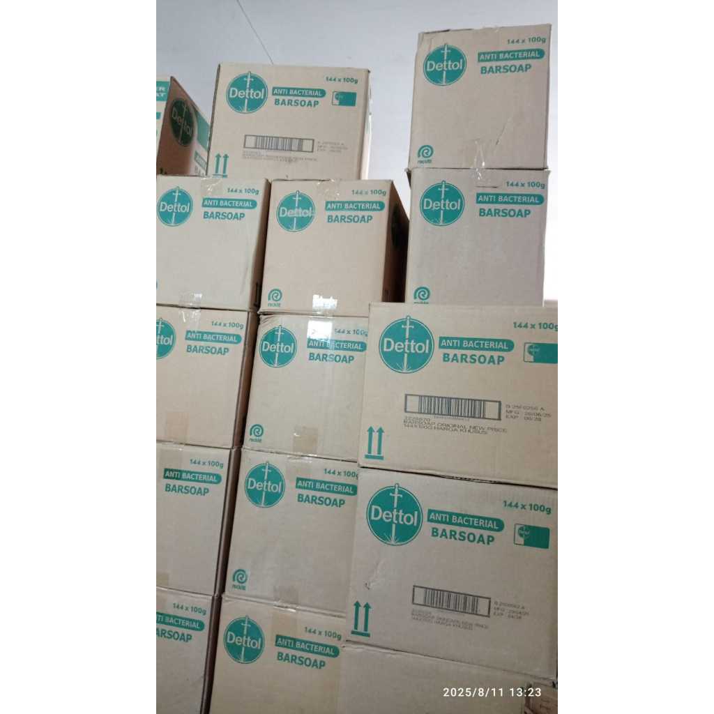 [ 1 Dus  ] Dettol Sabun Batang 60g All Varian isi 144 pcs | Sabun Anti Bakteri