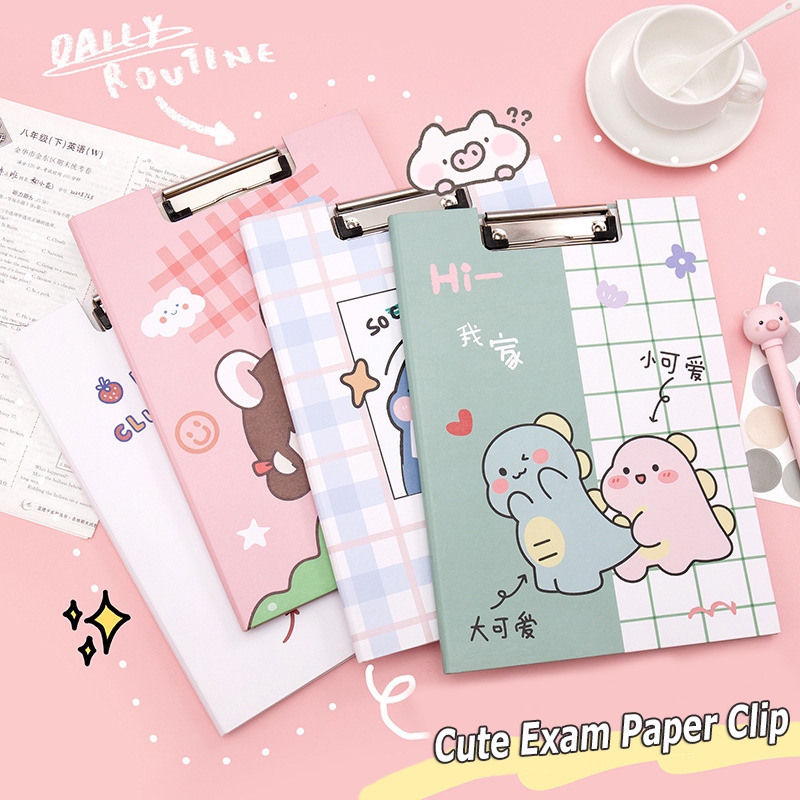 

Papan Tulis Ujian Clipboard With Cover Cute Anak Dewasa Karakter Cartoon Lucu