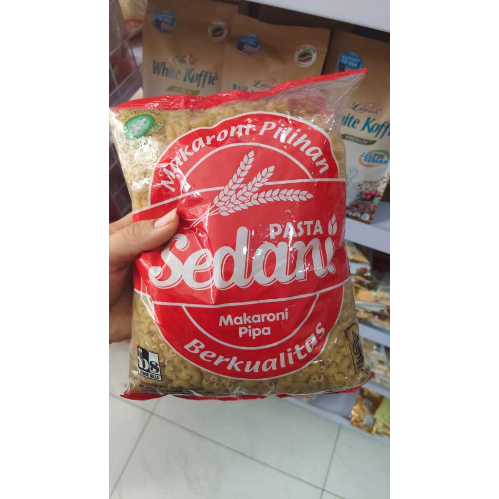 

Sedani Makaroni Spiral Sepiral 1 Kg kilo / 1000gr Mentah Pasta Fusili