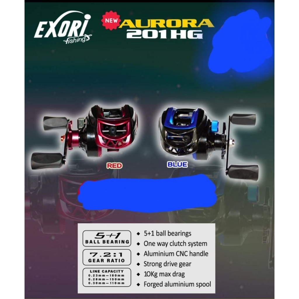 Reel BC Exori Aurora 201 HG