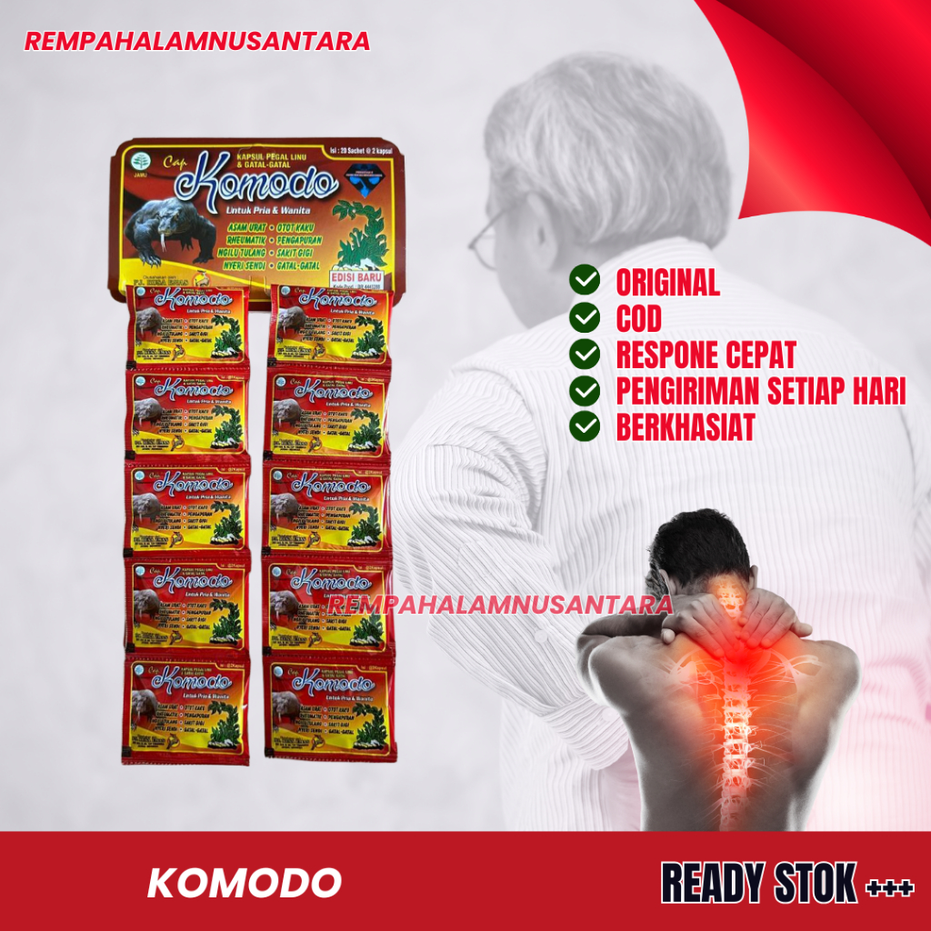 

Komodo Original Kapsul Asam Urat