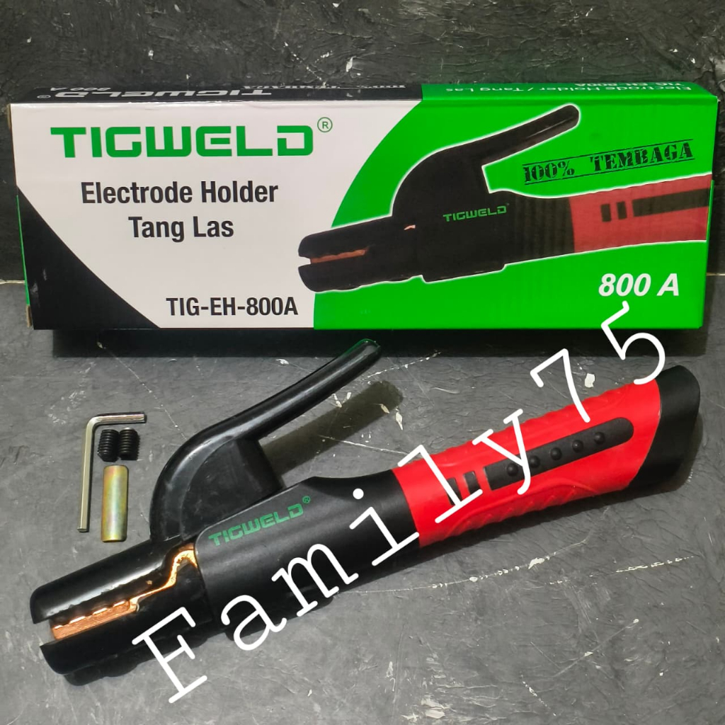 TIGWELD Tang las 800a full tembaga Listrik 900 Watt Stang las 800A Welding electrode holder