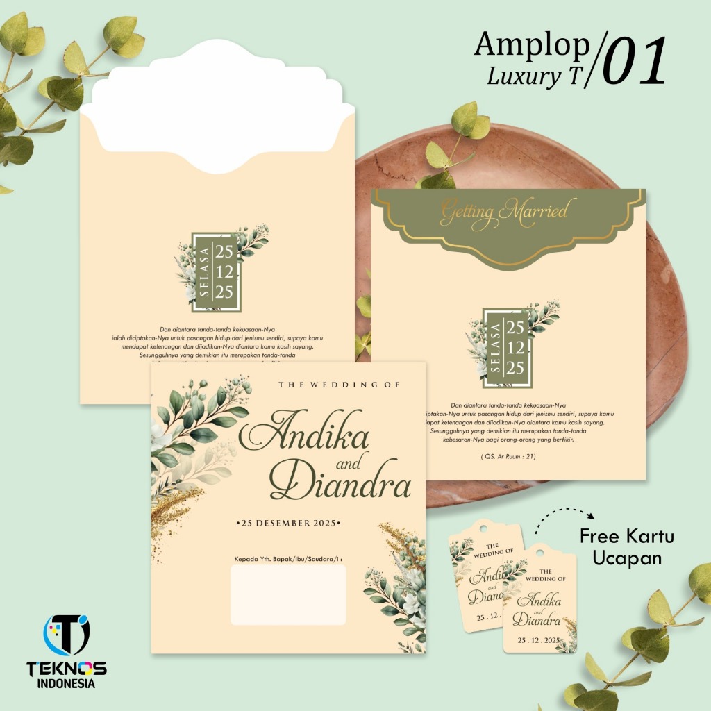 

CETAK AMPLOP UNDANGAN CUSTOM - AMPLOP UNDANGAN LUXURY T