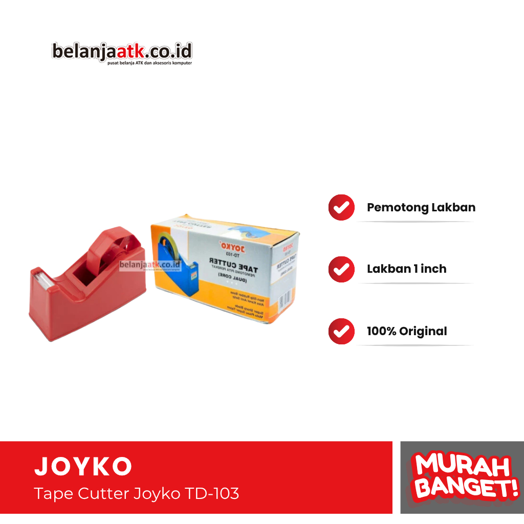 

Tape Cutter Joyko TD-103 / Pemotong Lakban