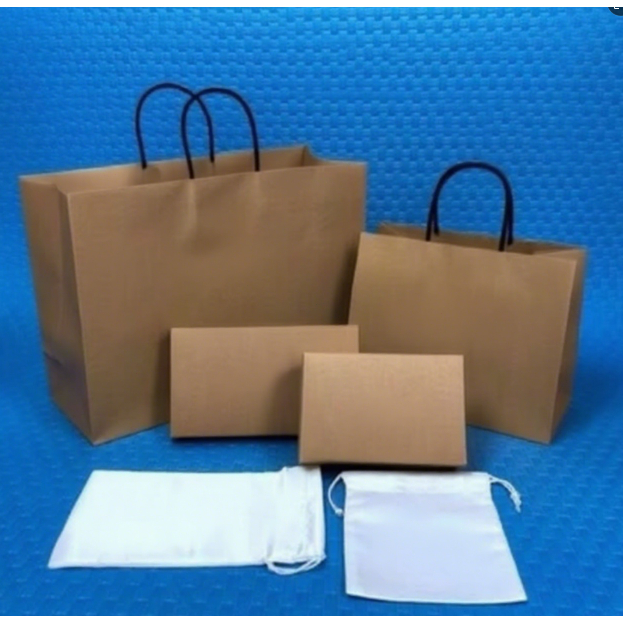 

C Paperbag Box Giftbag Accessories Bag (WRAP WITH CARE & Card Box)