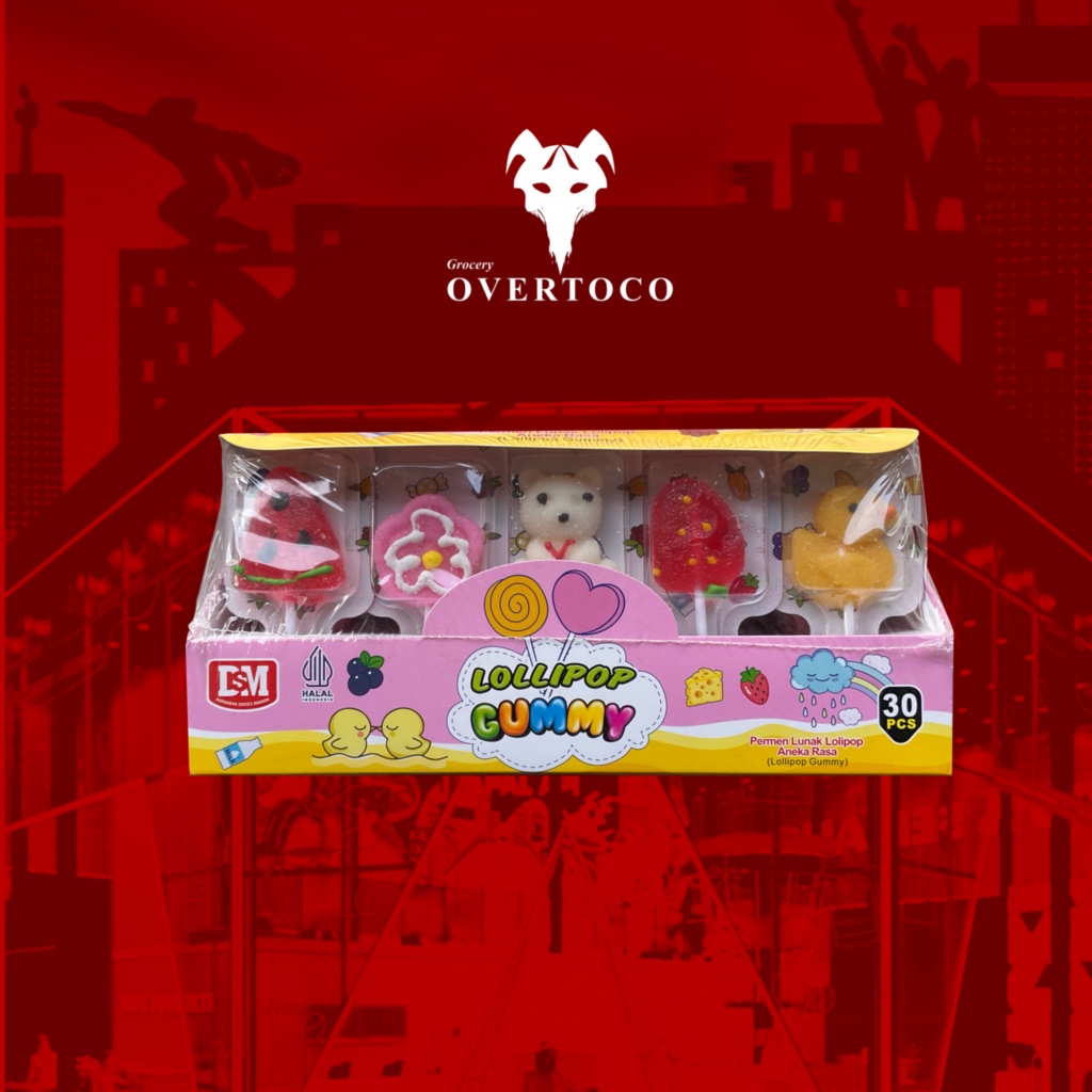 

Permen lollypop gummy