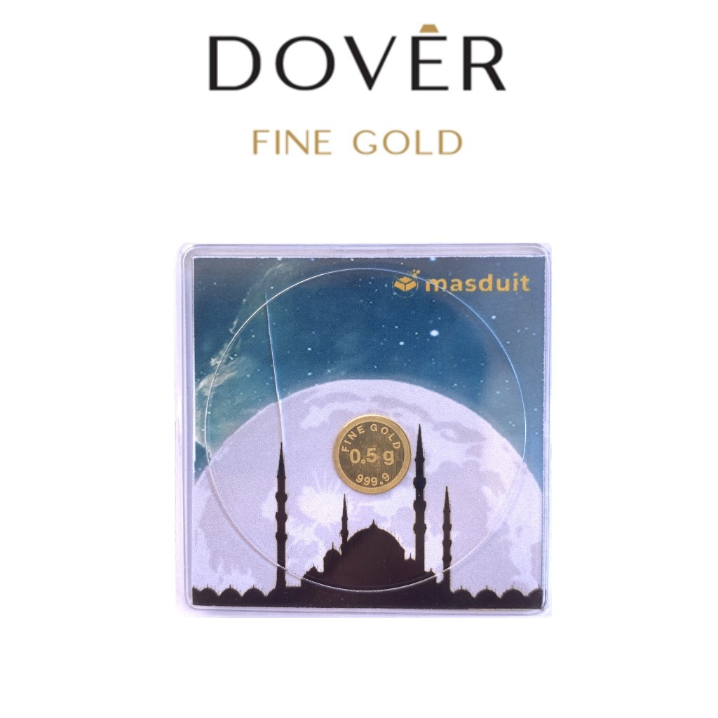 Logam Mulia Emas Masduit Hartadinata Abadi 0.5 0.25 gram 0,5 0,25 gr LM Gift Series Masjid