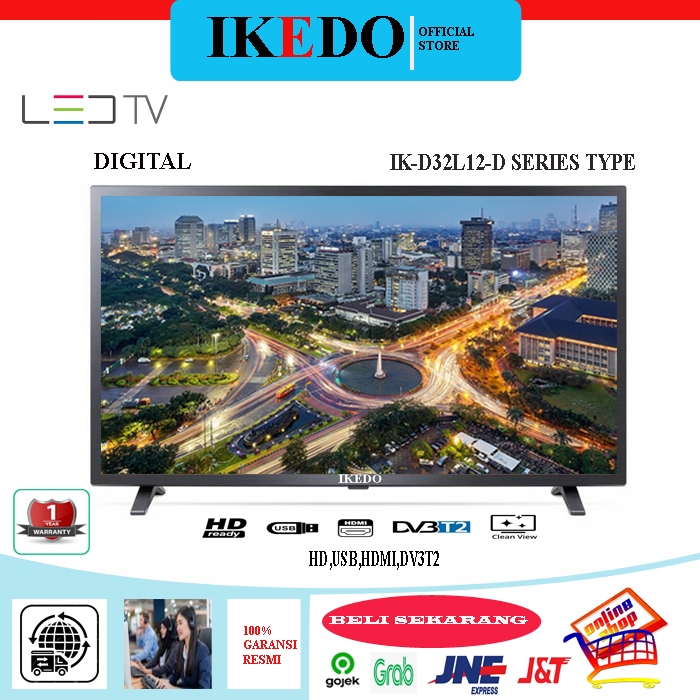 LED TV IKEDO 32 INCH MIRACASH TV TERBARU LED {YOUTUBE LEWAT HP}