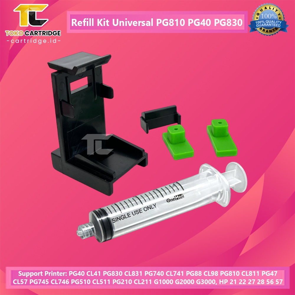 Refill Kit PG40 CL41 PG830 CL831 PG740 CL741 PG88 CL98 PG810 CL811 PG47 CL57 PG745 CL746 PG510 CL511