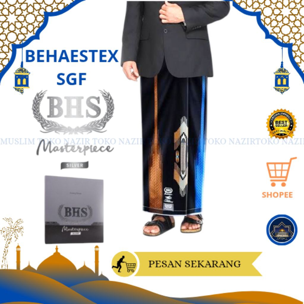 SARUNG BHS MASTERPIECE SGF SIF SILVER | BHS PARAF AR. BAHASUAN | ORIGINAL 100%