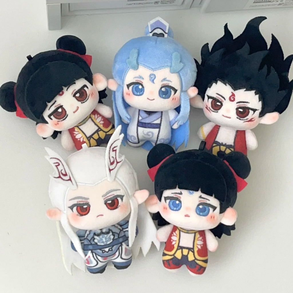[READY STOCK] doll nezha & aobing ne zha 2 boneka aoguang & nezha cotton doll aobing 10cm boneka