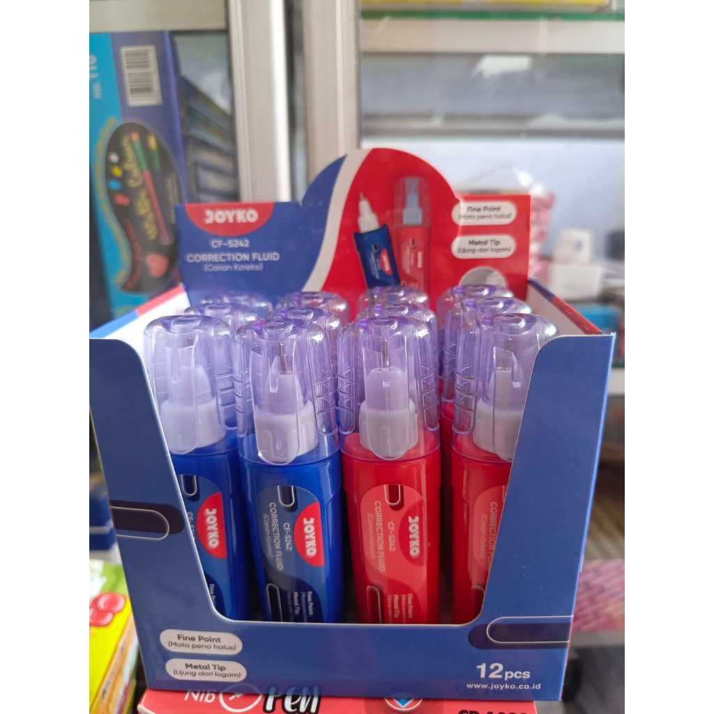 

Correction Fluid/Tipe X/Cairan Koreksi Penghapus Cair JOYKO CF-S242