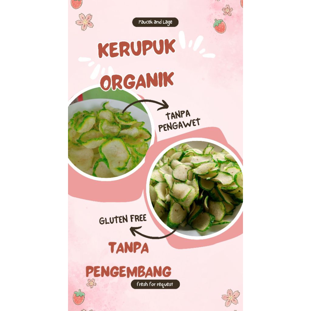 

KRECEK KERUPUK NASI ORGANIK GLUTEN FREE NON PENGAWET