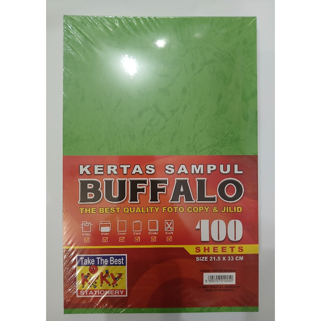 

Kertas cover kliping bufallo ukuran F4 150 gr