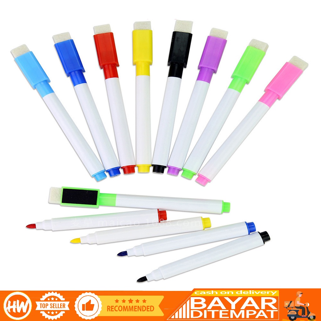 

HaiWai COD Spidol Wipe And Clear / Spidol Warna Papan Tulis White Board / Spidol MIni Warna Warni P05
