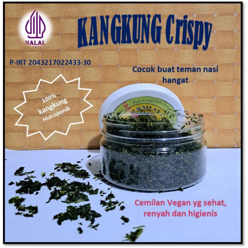 

Kangkung Kriuk/Crispy dari sayuran Hidroponik 65 gr