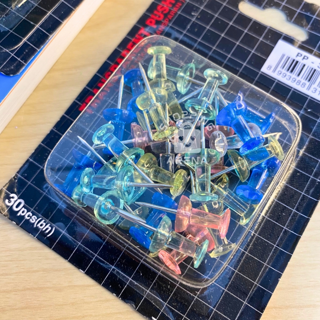 

Push Pin Merk Joyko PP-30TR Jarum Penancap Kertas Pushpin Pengunci Penjepit Penggantung Sterofoam Note Kalender Sketsa Map Reminder Joyko Marking ATK Alat Tulis Kantor Notice Memo Organizer Board Tack Kualitas Terbaik Awet Murah Shopping Arena Malang