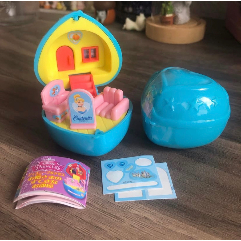 Gashapon Disney Princess Miniature House T-Arts Gacha Trinket Gotochi