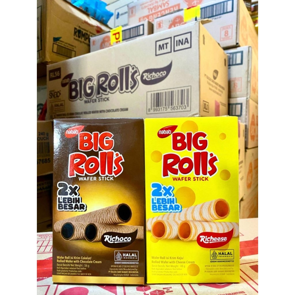 

BIG ROLLS 2X LEBIH BESAR COKLAT DAN KEJU
