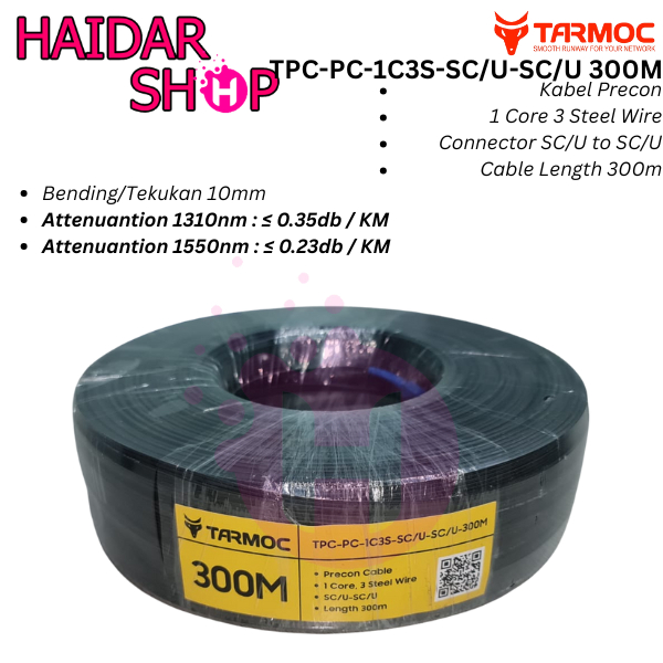 Kabel Precon FO SC 300 M Preconnectorized Dropcore 300 Meter