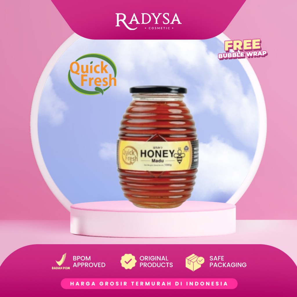 

RADYSA - Quick Fresh Honey Madu Murni Asli 1000gr (Jar Kaca)