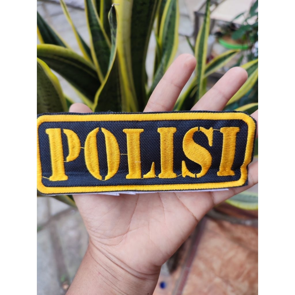 LOGO POLISI BORDIR