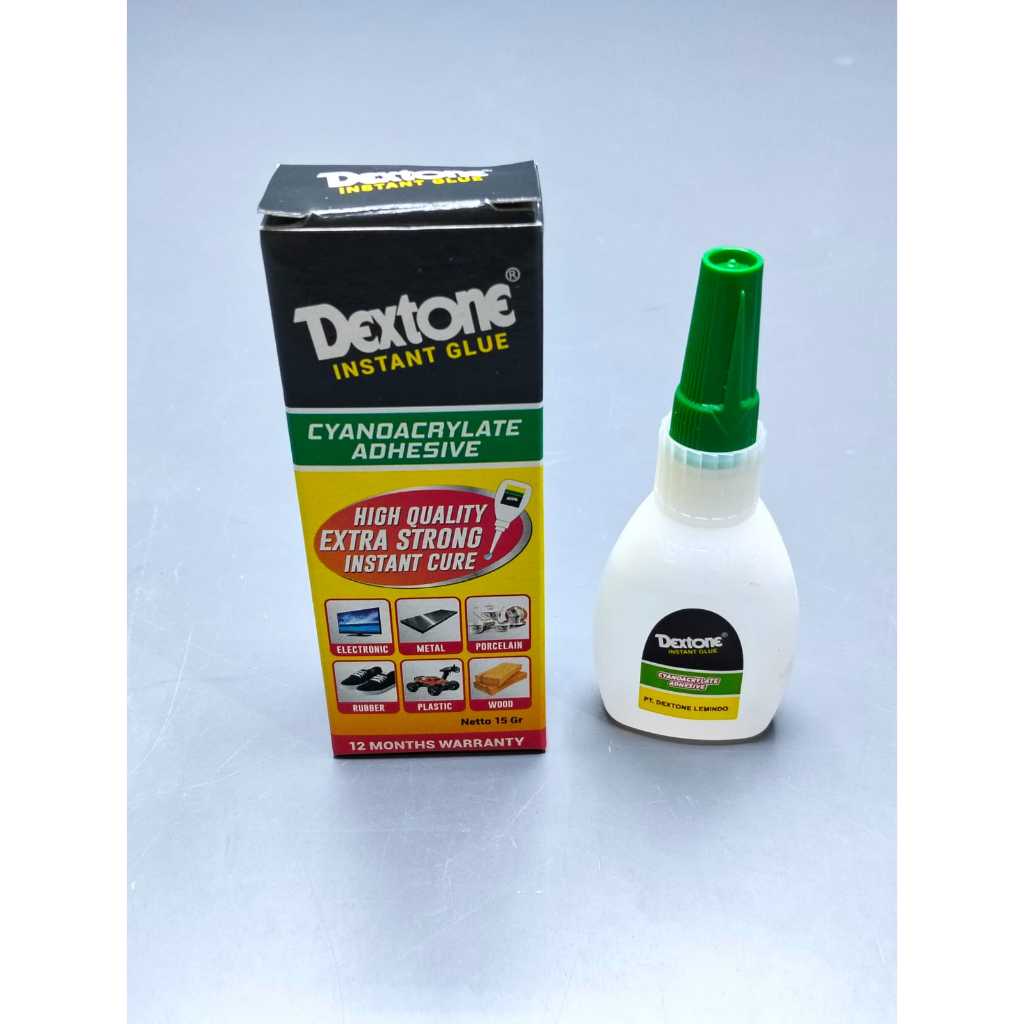 

Lem Setan Dextone 15 Gram Instant Glue Lem Dewa