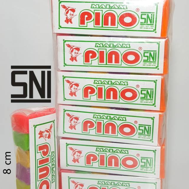 Malam Plastisin Lilin Mainan Anak SNI 6 Warna Kecil / Clay Mainan