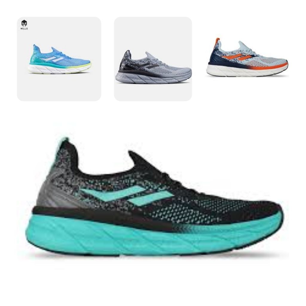 Sepatu Running MILLS ENERMAX NANOKNIT