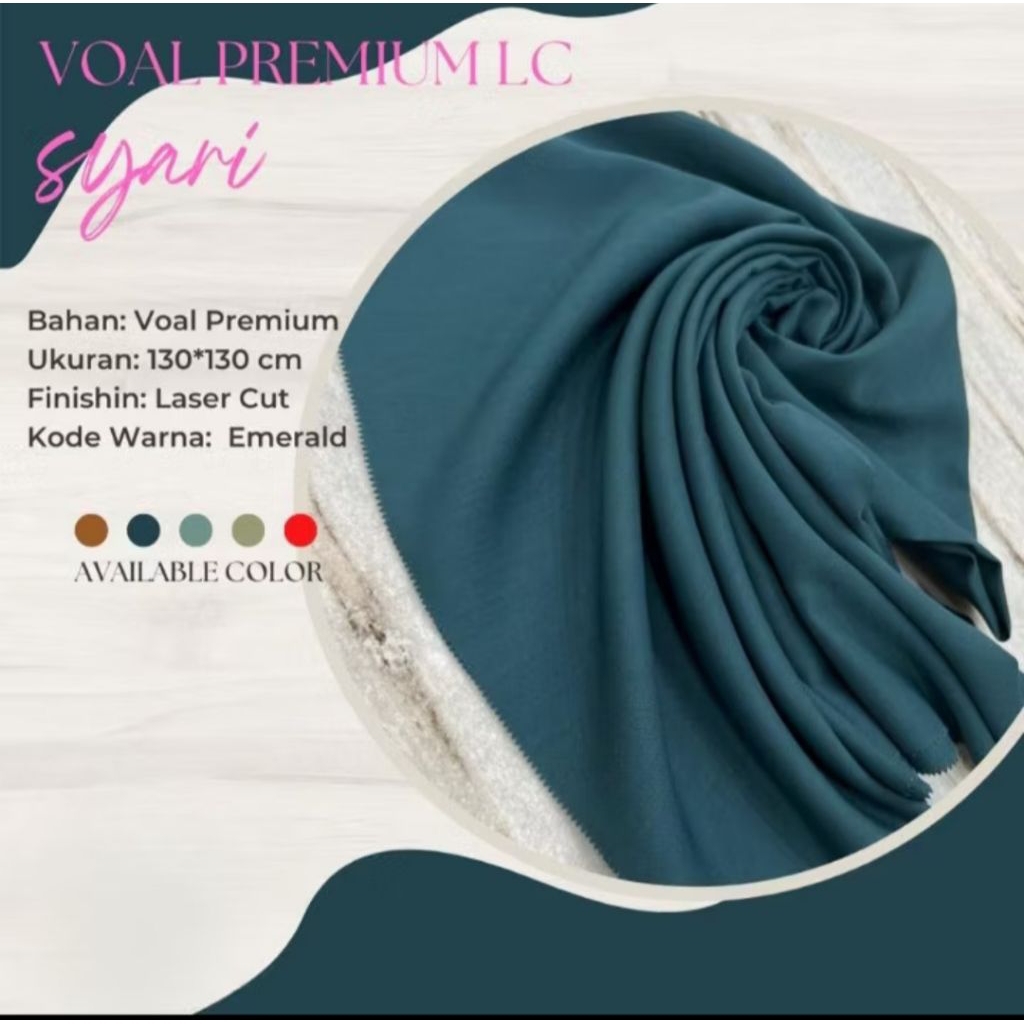 Jilbab PKK Hijau Tosca Syari