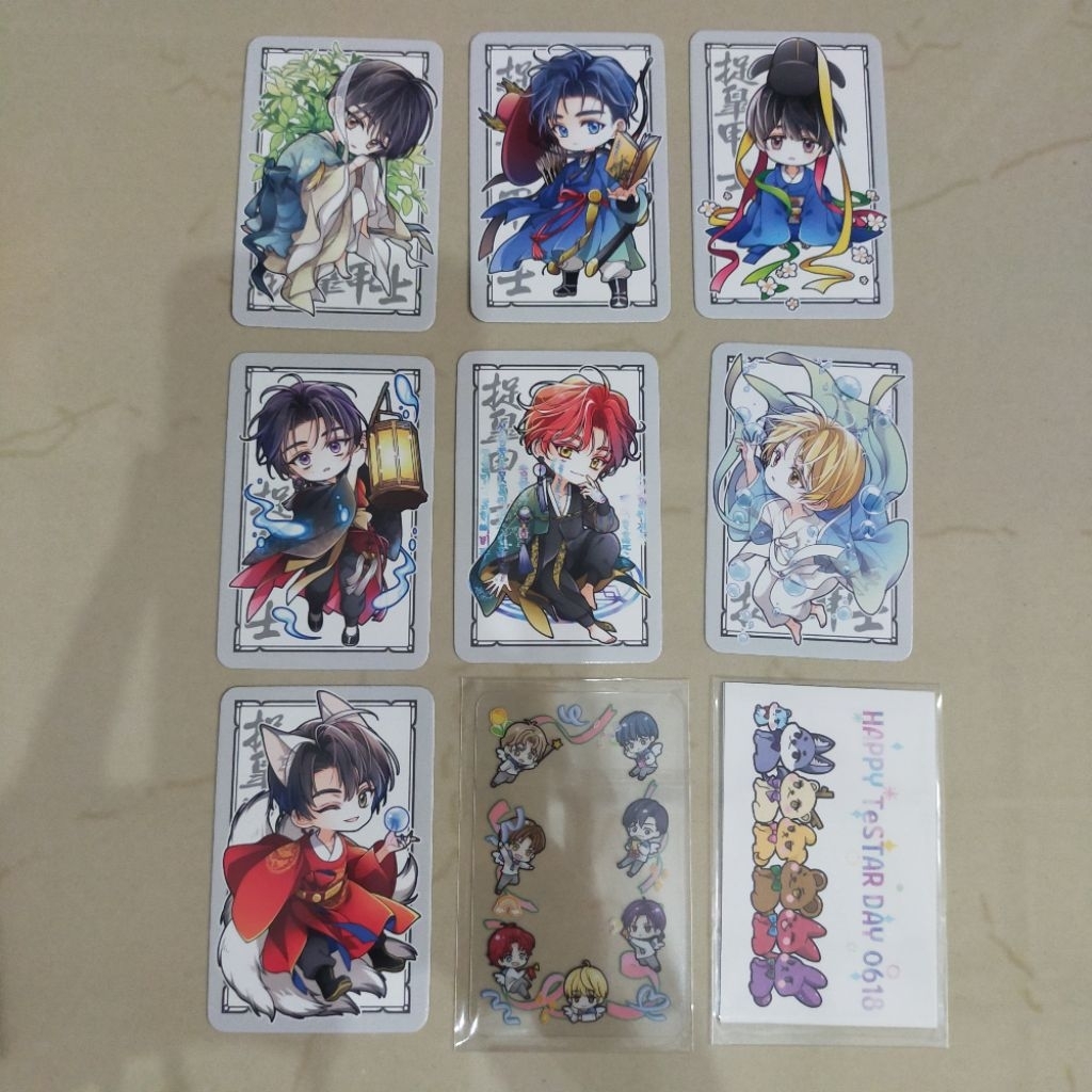 Set pc TeStar manhwa Debut or Die by NekoMama (BACA DESK)